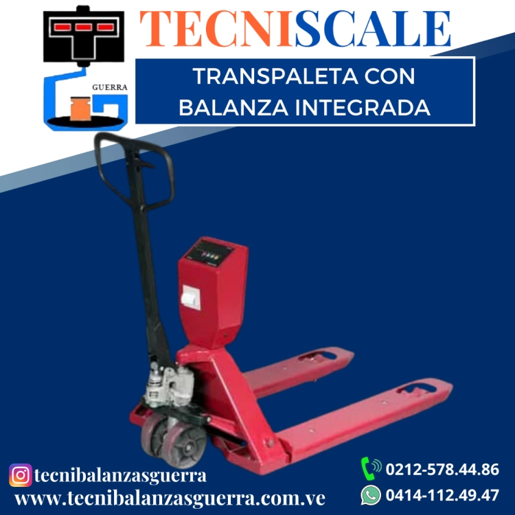  TRANSPALETA CON BALANZA INTEGRADA