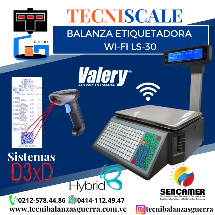  BALANZA TECNISCALE LS-30 (ETIQUETADORA)
